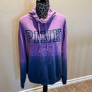 PINK Victoria's Secret Purple and Blue Ombre pull over